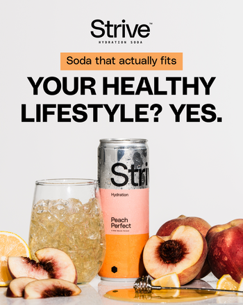 Strive Soda - Peach (12 pack)