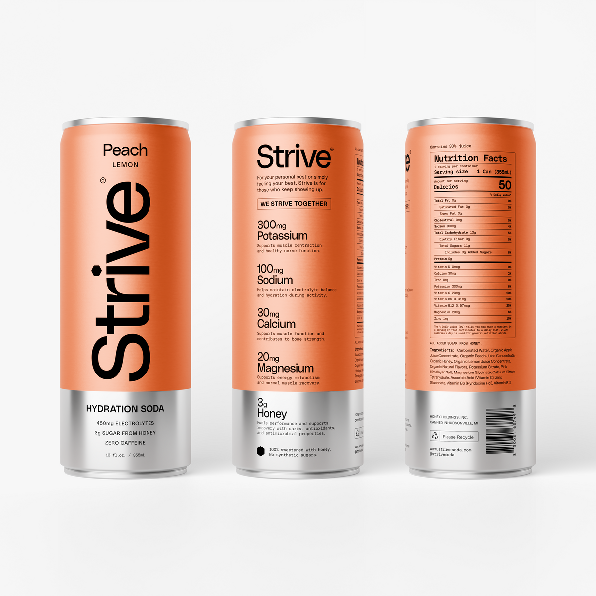 Hydration Soda - Peach Lemon